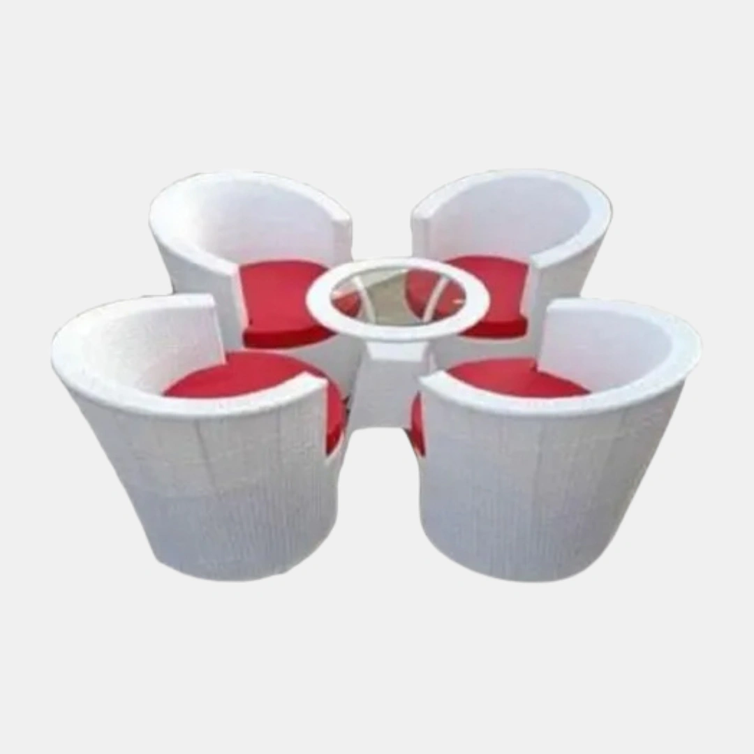 4 Seater Wicker Furniture Set