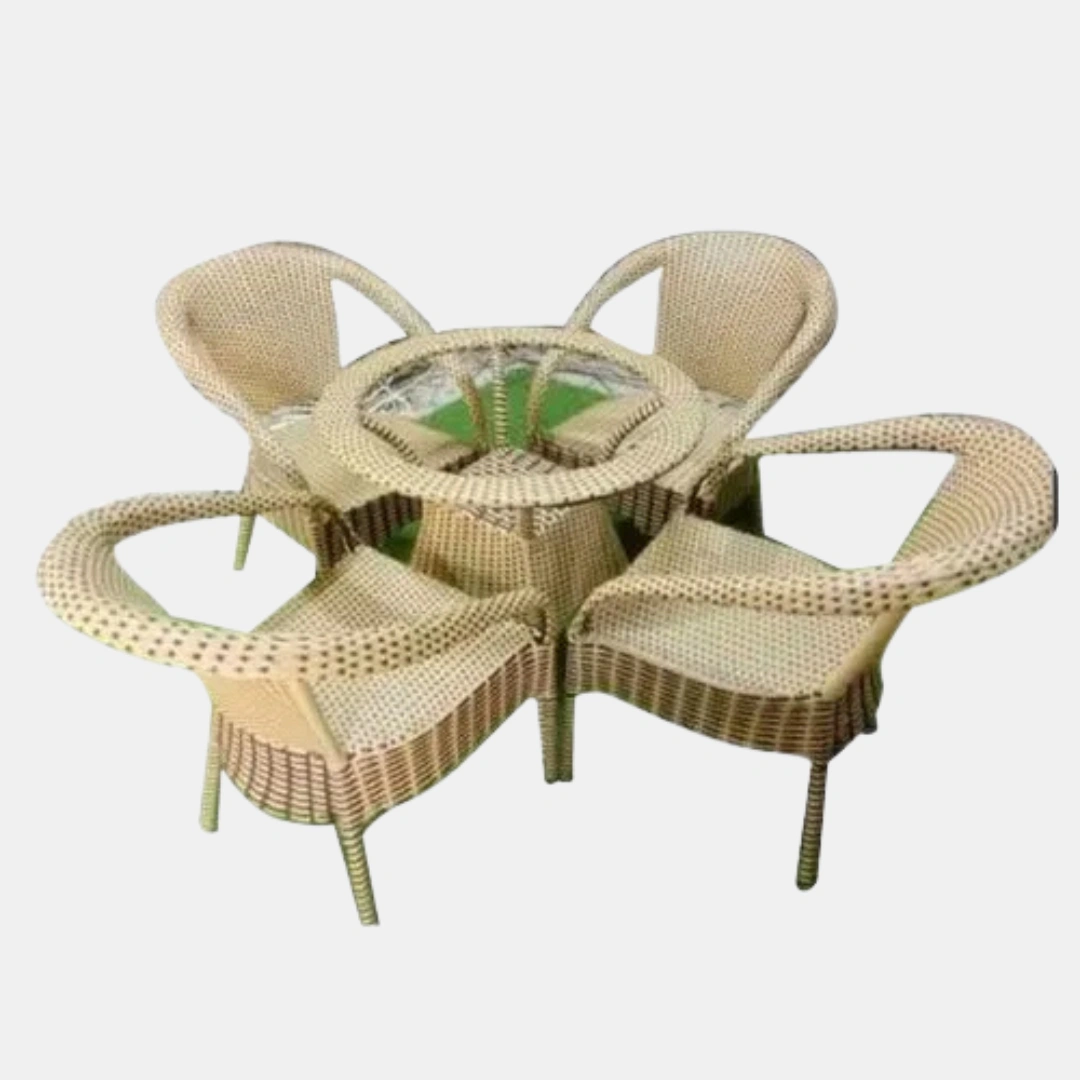Waterproof 4 Seater Wicker Furniture Set